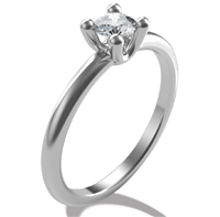 Anello Gemoro Donna Solitari in Oro bianco Diamante 0.18 Ct SS717BIA18 - SS717BIA18